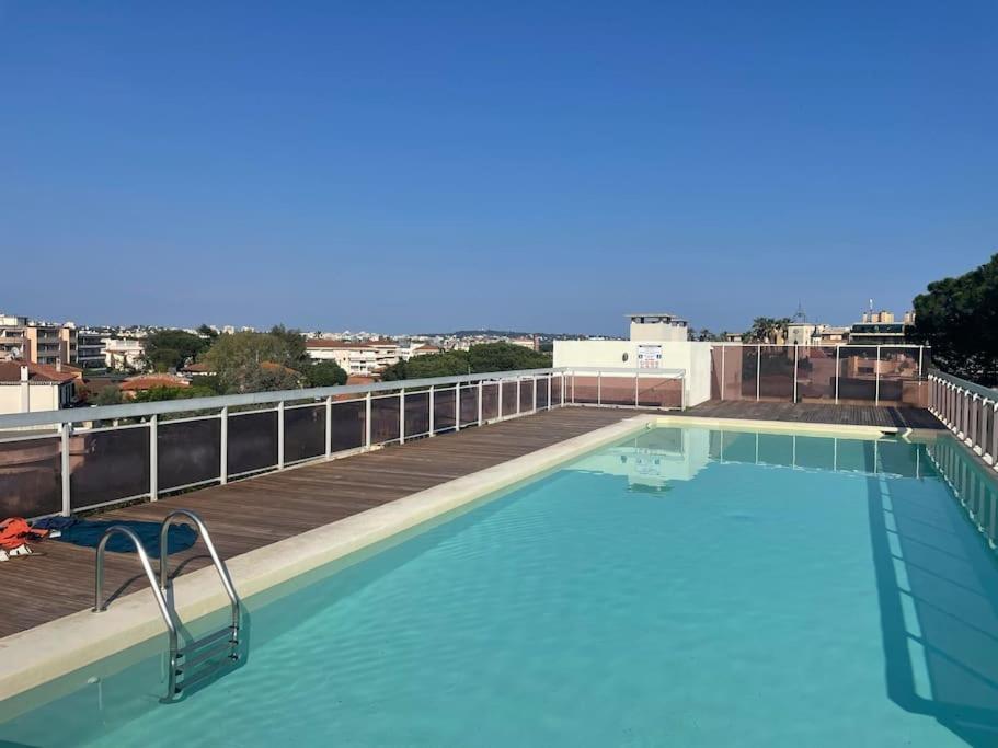 Elegant Appartement 2Pieces Piscinevue Mer Parking Vallauris Exterior foto