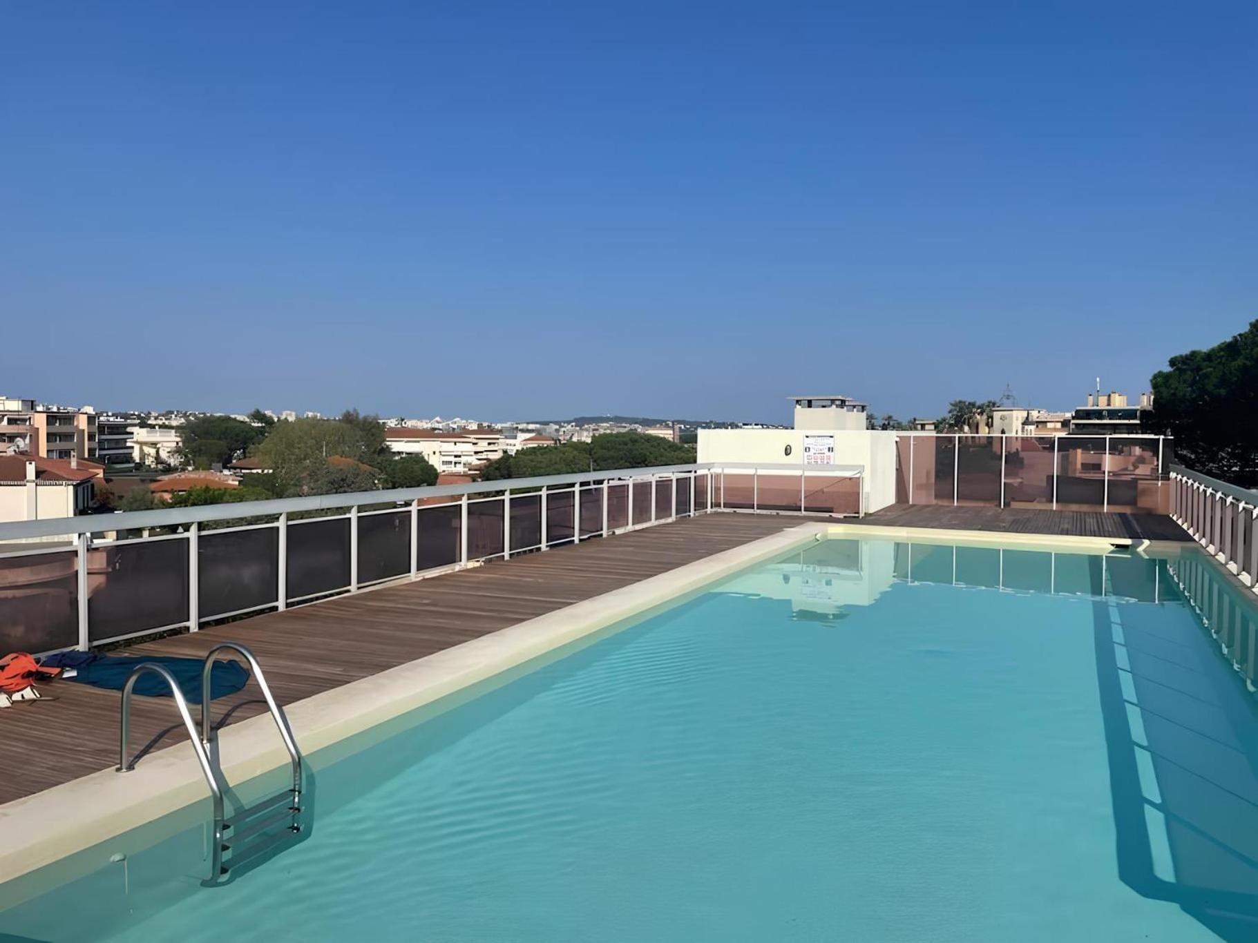 Elegant Appartement 2Pieces Piscinevue Mer Parking Vallauris Exterior foto